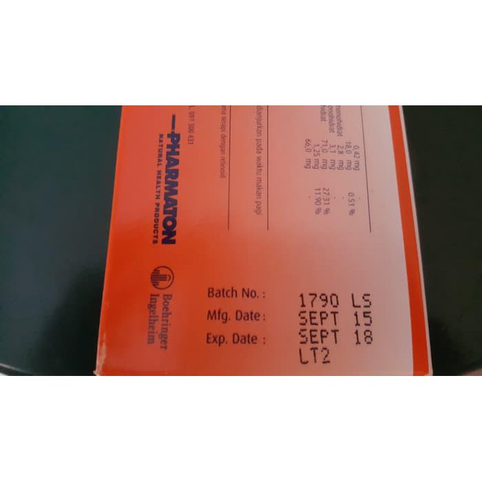 AWAS PALSU PHARMATON FORMULA 1BOX 