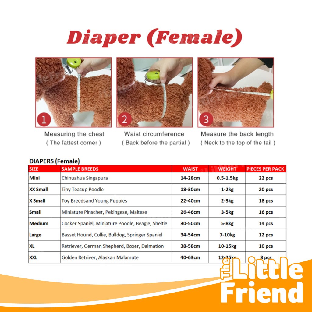 Popok Celana Diapers Loop Mens Anjing Kucing Betina DONO PACK