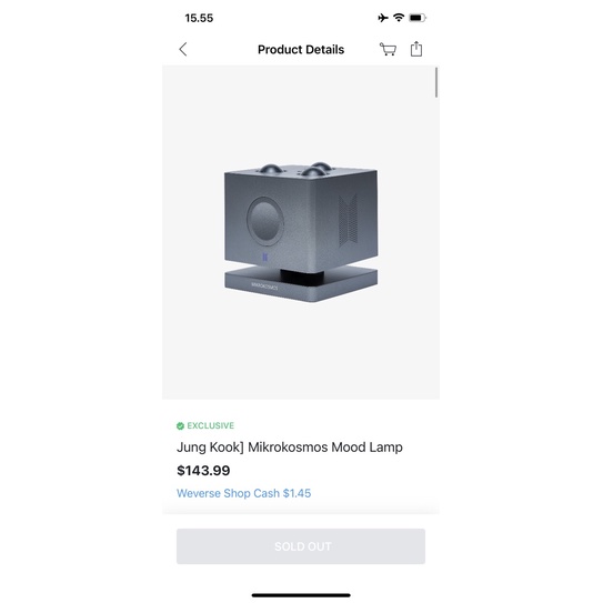 JK Mood Lamp DP (Hybe Merch)