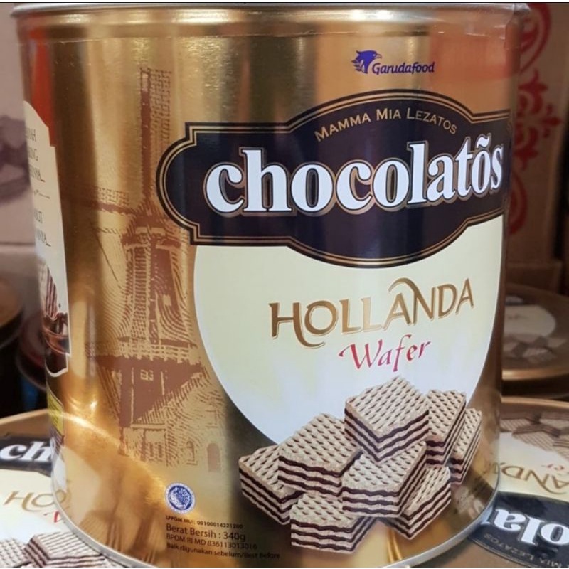 

Chocolatos Hollanda wafer chocolate 380gr