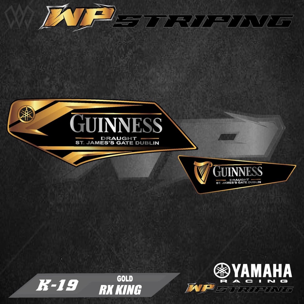 STRIPING RX KING - STIKER VARIASI LIST SKOTLET MOTOR YAMAHA RX KING - K-19