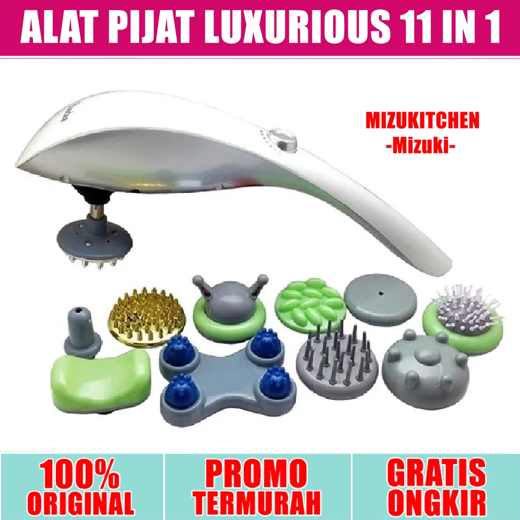 Alat Pijat 11 in 1 Luxurious Massager pijut badan dan kaki enak lengkap