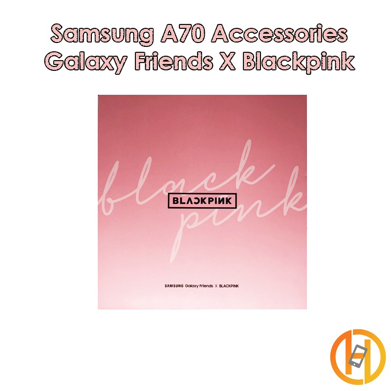 Samsung A70 Box - Galaxy Friends X Blackpink Case & Charger - Original