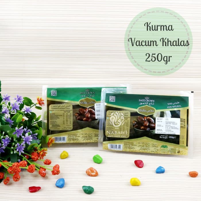 

Kurma Madu Vakum Kurma Date Crown Khalas Kurma Vacum Khalas 250 Gram