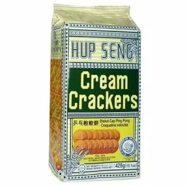 

Hup Seng Cream Crackers (Asin) / Biskuit Cap Ping Pong