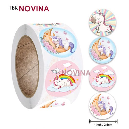 [KODE 60] Stiker Unicorn / Label Segel  (10pcs)