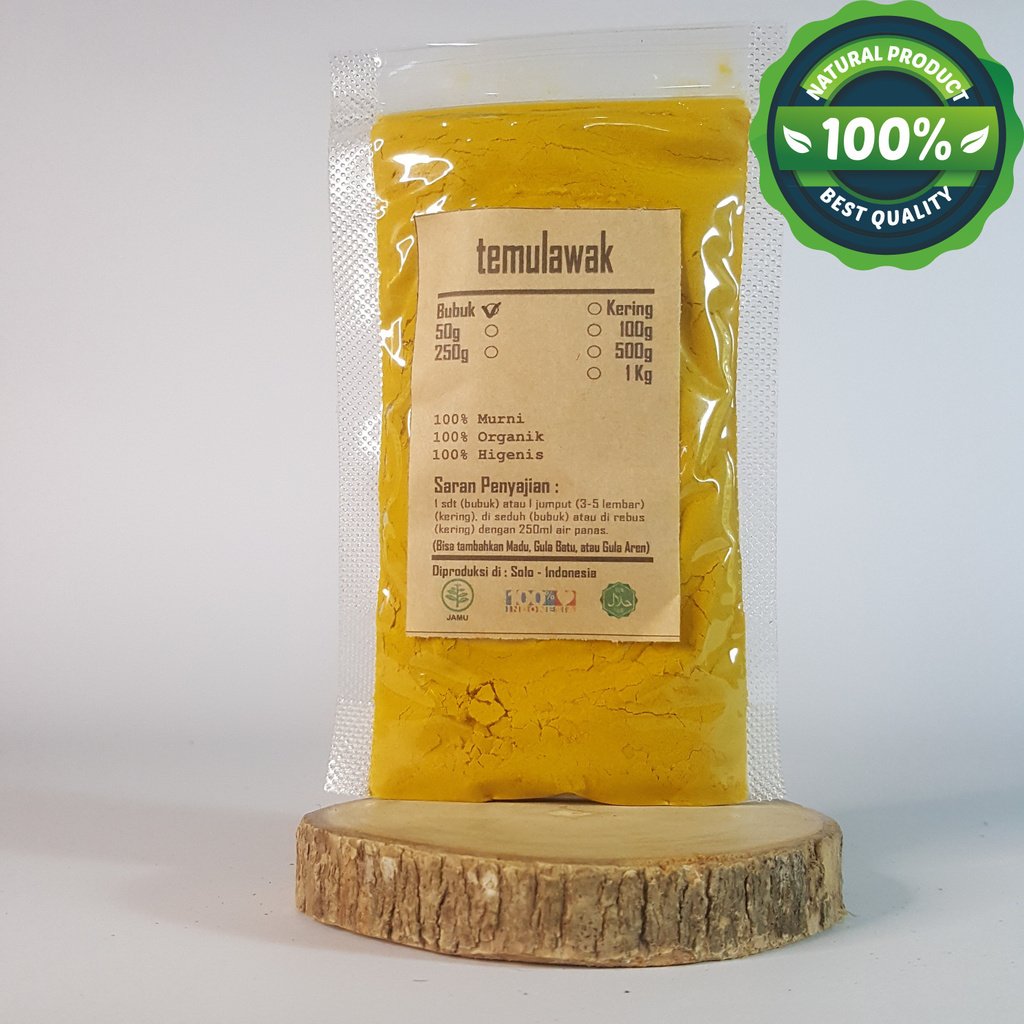 

TEMULAWAK BUBUK 500 GRAM - Curcuma Zanthorrhiza - Curcuma Heynea