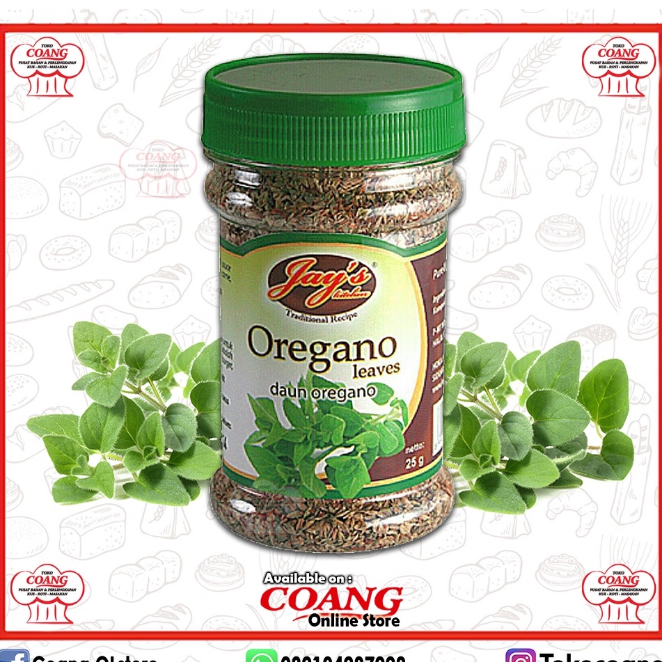 

JAYS OREGANO 25 GR - HERBS - DAUN OREGANO