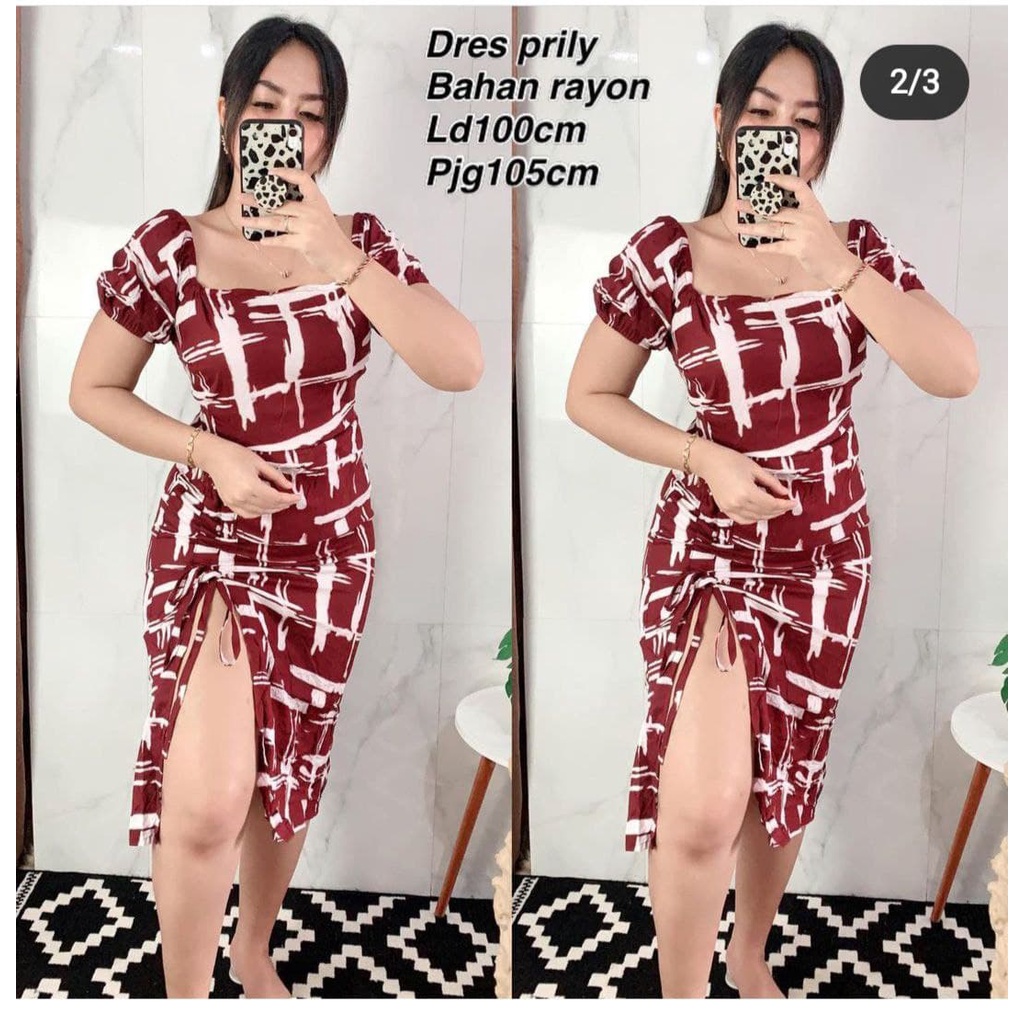 Dress Alexandra Alexsandra Midi Korean Style Sexy Bodycon