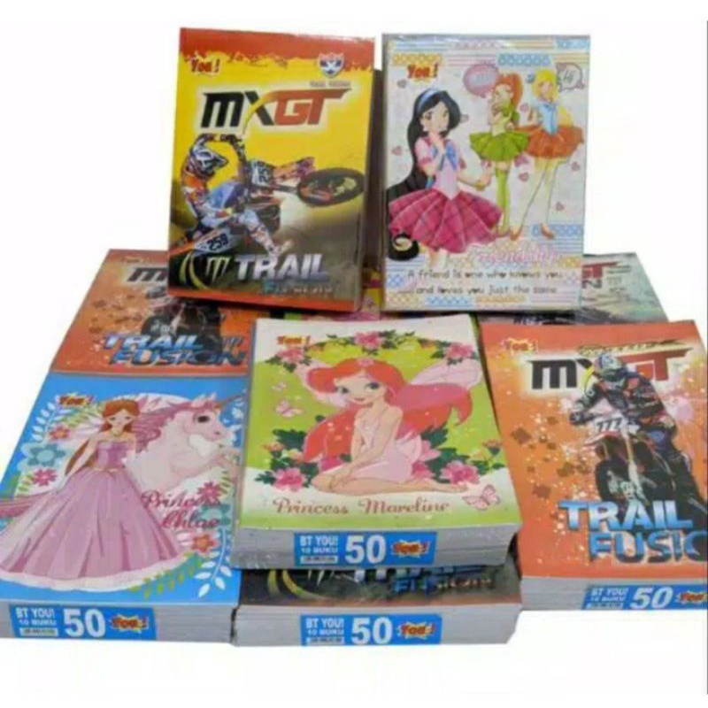 

Buku Tulis murah 58 Lembar You-Kiky(10BUKU)