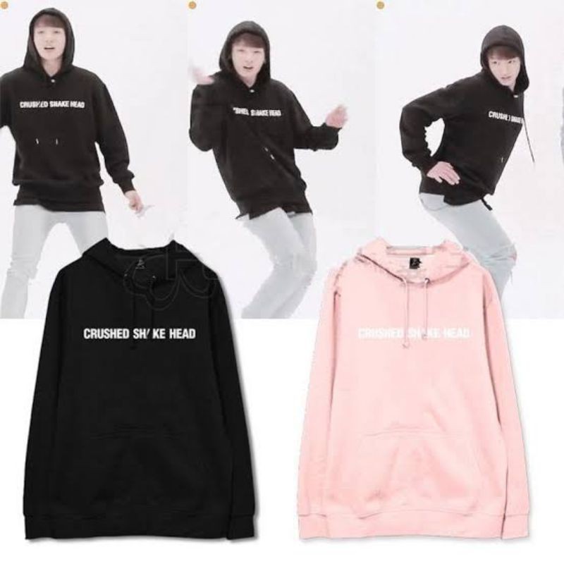 Jaket Hoodie Jumper BTS Jungkook Crushed Shake Head