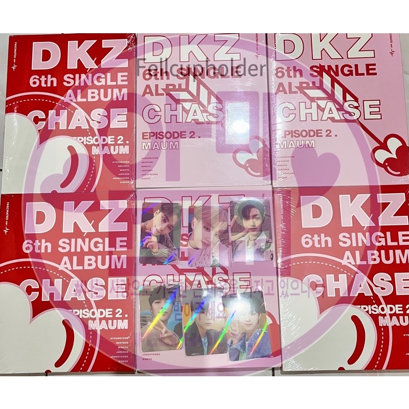{READY STOCK} PHOTOCARD DKZ / DONGKIZ ALBUM CHASE episode 2 MAUM CUPID [JAECHAN, KYOUNGYOON, SEHYEON