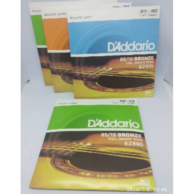 Senar gitar daddario Akustik/Elektrik