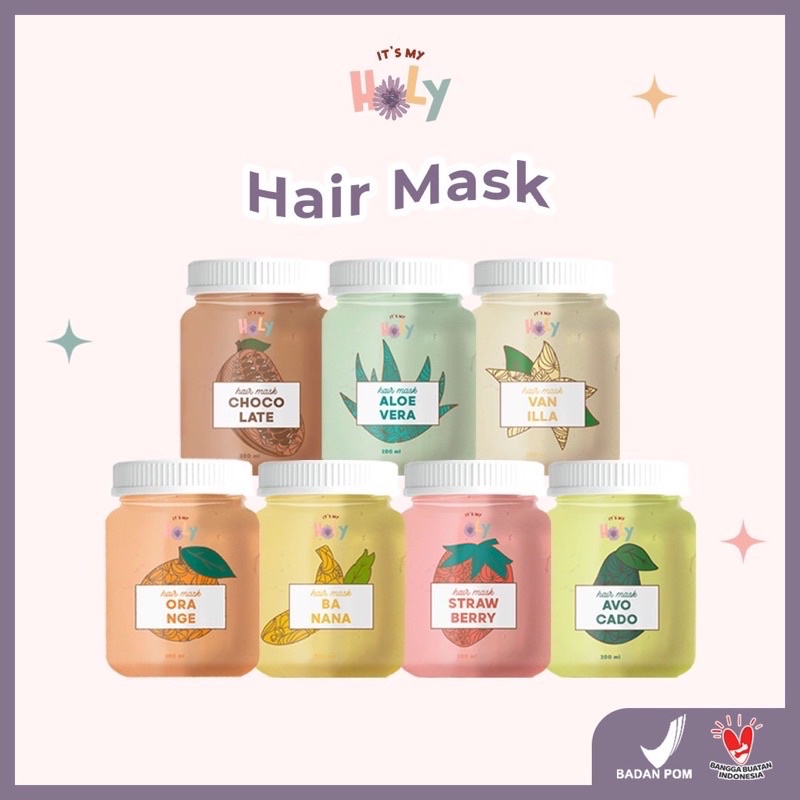 Jual HAIRMASK BY ITS MY HOLY HAIR MASK 200 ml BPOM Aloevera