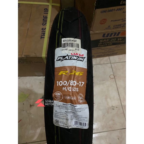 Ban Motor Corsa Platinum R26 100/80-17 Tubeless