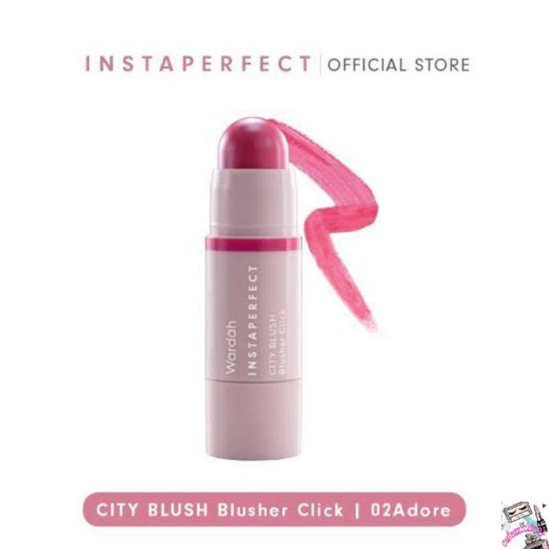 ☃Cutezz_Ching1☃Wardah Instaperfect City Blush Blusher Click 5.6g