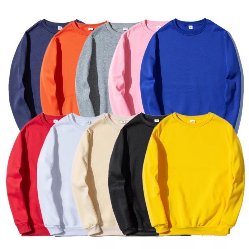 Basic Sweater Polos Oblong Unisex Kekinian Pria Wanita