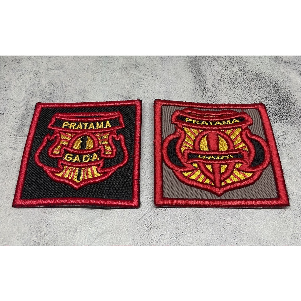 Badge Gada Pratama Timbul | Bordir Timbul Gada Pratama | Bordir Satpam