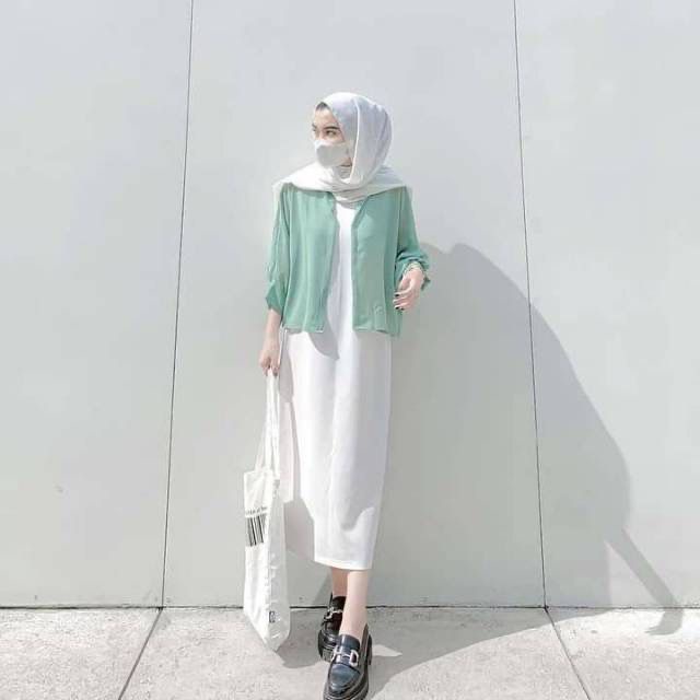 BISA COD Outer Batwing Oversize Fellecia ceruty