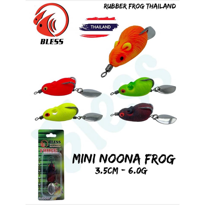 RUBBER FROG BLESS MINI NOONA FROG 3.5cm / 6gram