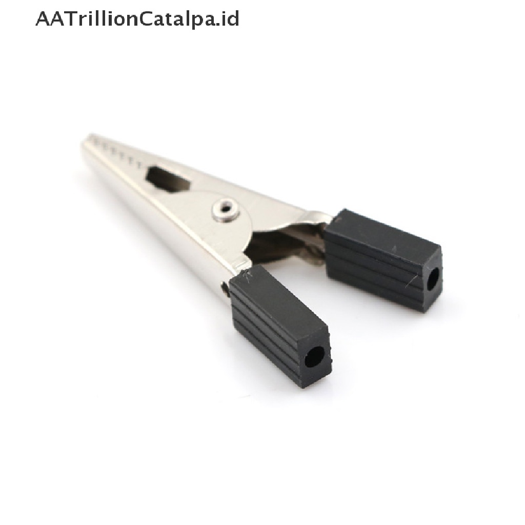 Aatrillioncatalpa 5Pcs Klip Buaya 50mm Bahan Metal Dengan Gagang Plastik