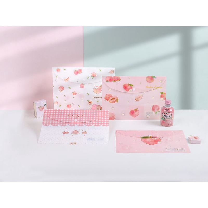 

FILE FOLDER PEACH A4 / FILE BAG PEACH