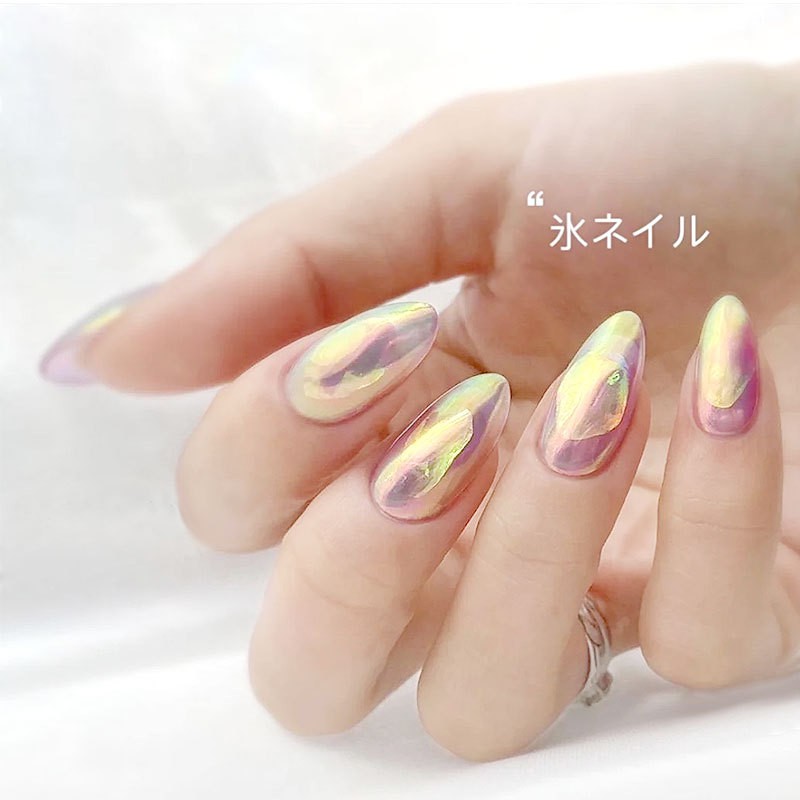 Aurora Broken Glass Foils Nail Foil Decoration  / Transfer Foil Aurora Sticker Nail Art / Glass Foil