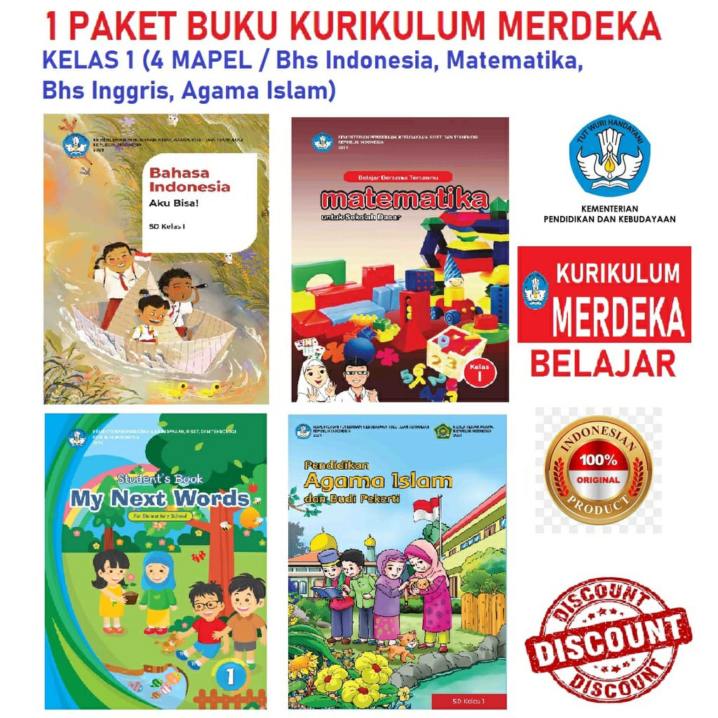 SD Kelas 1 - Buku Paket Kurikulum Merdeka SD/MI Kelas 1