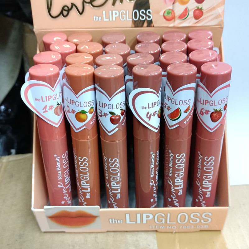 Per 6 Pcs | Lip Gloss Love me Nude fruit