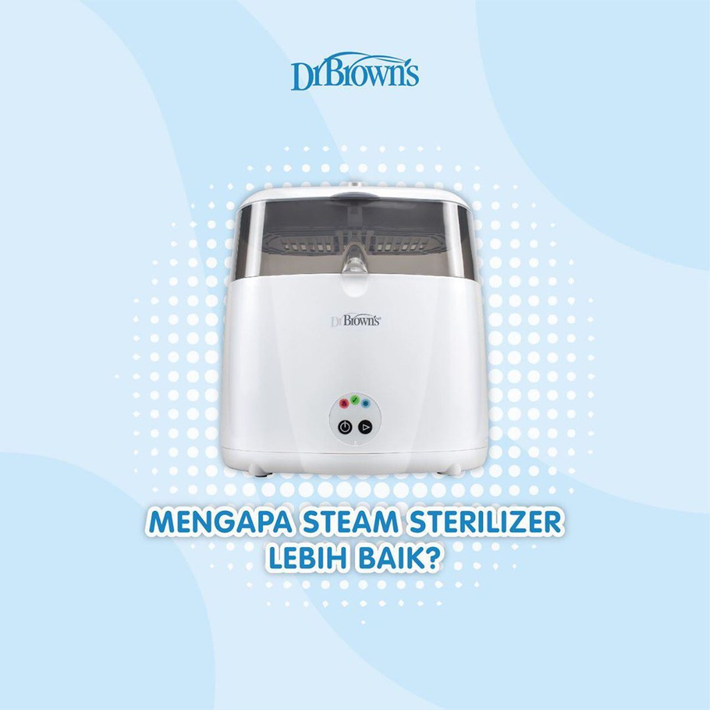 Dr. Brown Deluxe Electric Bottle Sterilizer /  Alat Steril Botol / Steril Botol Termurah / GOBABYSHO