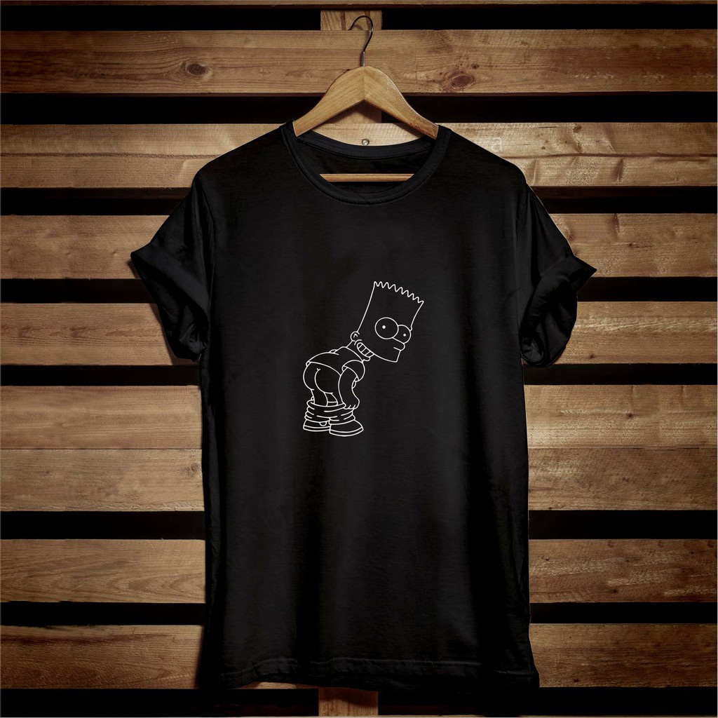 T-SHIRT BAJU KAOS DISTRO THE SIMPSON-KAOS CARTOON COTTON COMBED 30S