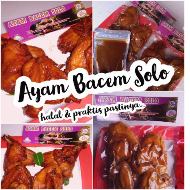 Ayam Bacem Solo Frozen Food Shopee Indonesia