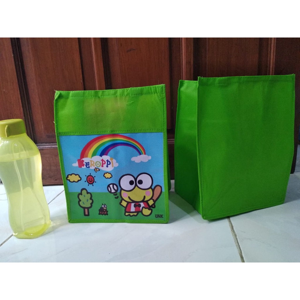 Tas NK Tema Animal Spunbond Goodie Bag Souvenir Ulang Tahun Anak Bingkisan Party Gift Birthday-Keropi