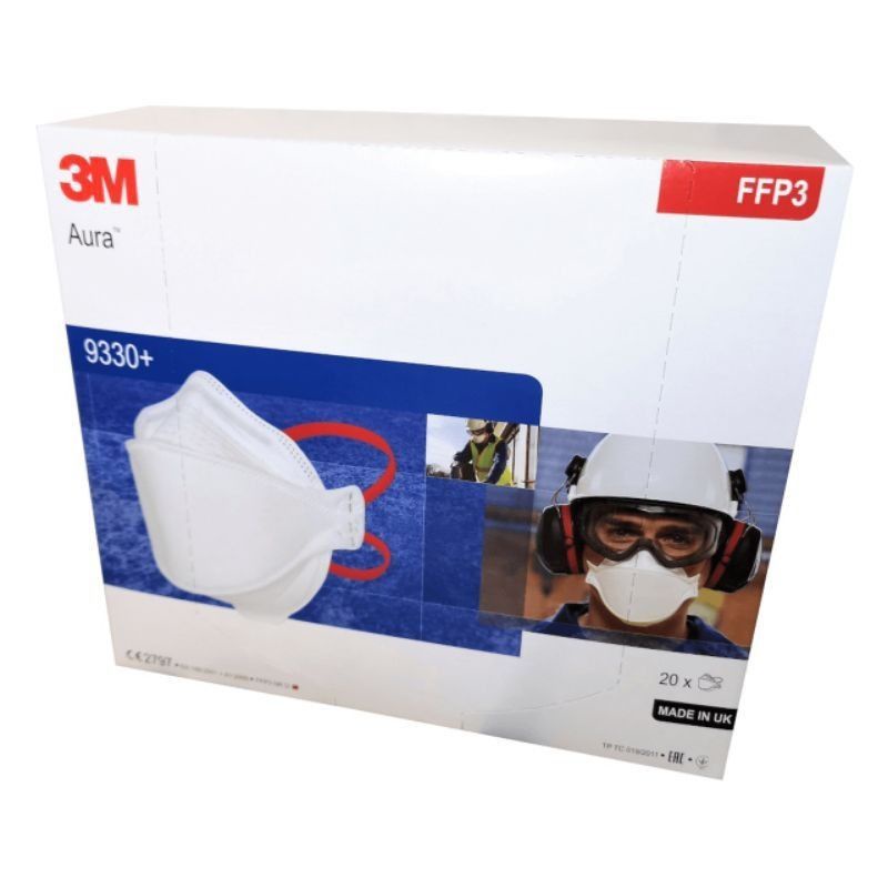 Masker 3M N95 Aura 9320+ 1 Box Isi 20pcs