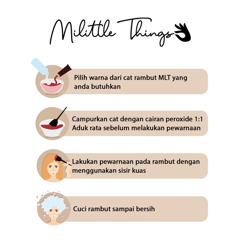 ⭐️ Beauty Expert ⭐️  Milittle Things Hypnotic Hair Color - Pewarna Rambut
