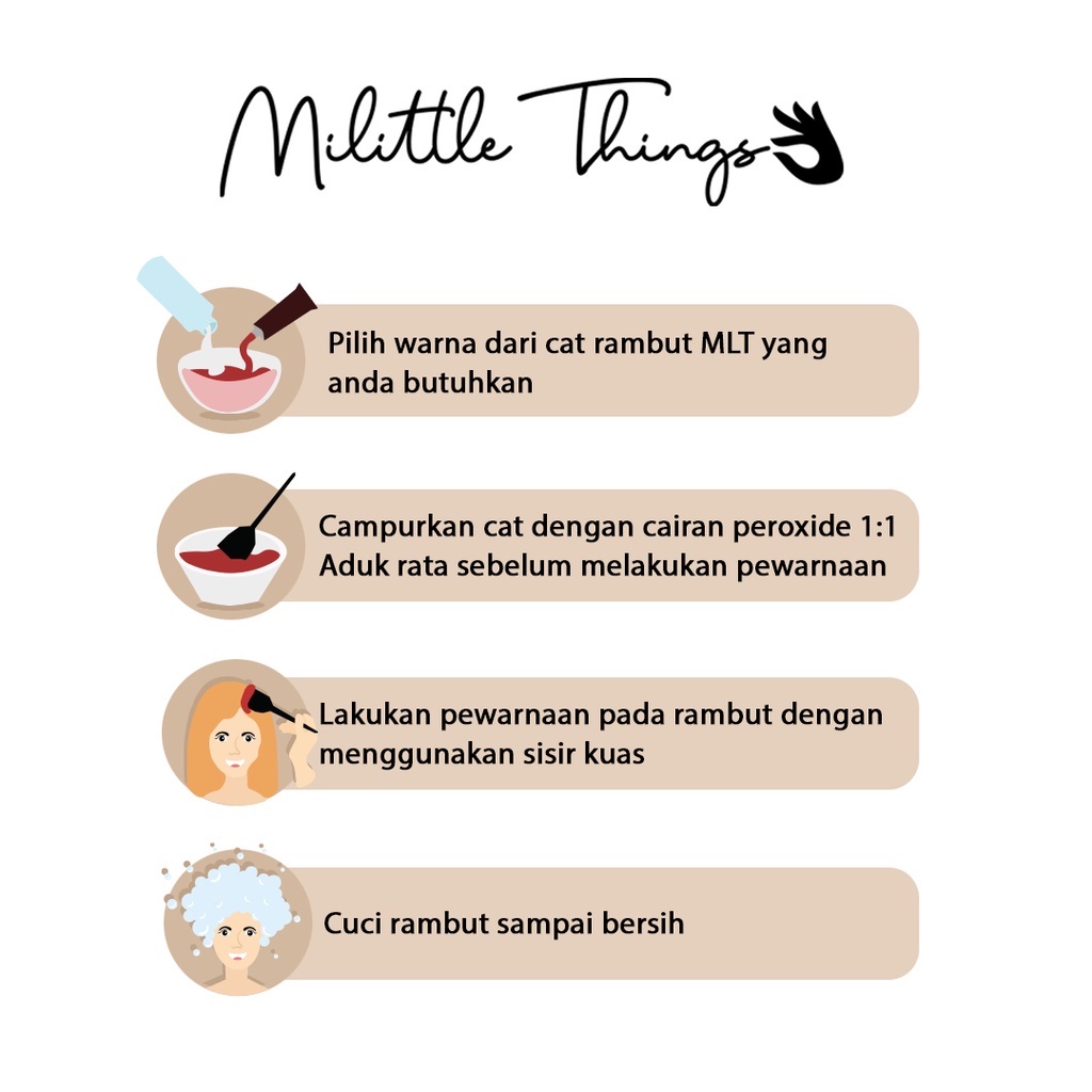 ⭐️ Beauty Expert ⭐️  Milittle Things Hypnotic Hair Color - Pewarna Rambut