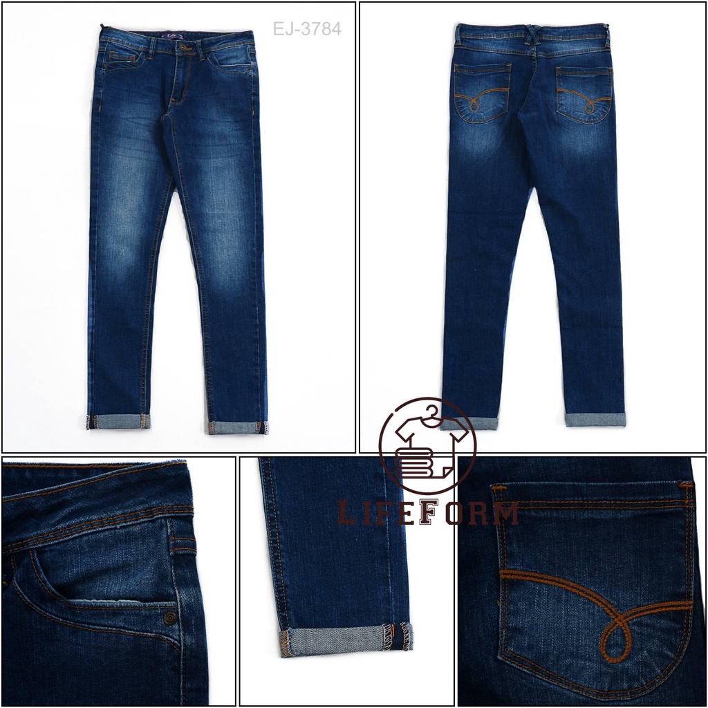 [EJ3784] Celana Panjang Jeans wanita Emba S-XL