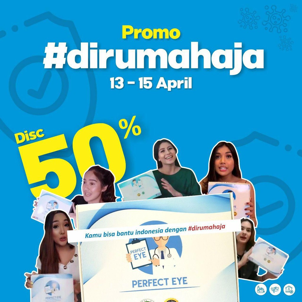 Perfect Eye Isi 100pcs Suplemen Mata Minus Silinder