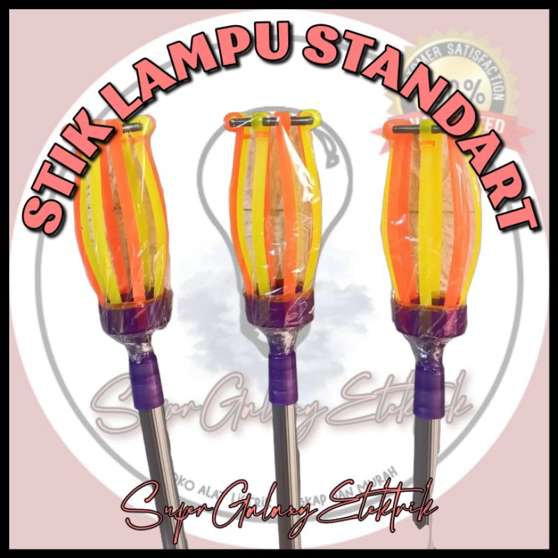 TONGKAT LAMPU STICK TONGKAT PEMASANG PENGGANTI LAMPU STIK LAMPU(SATU SET)