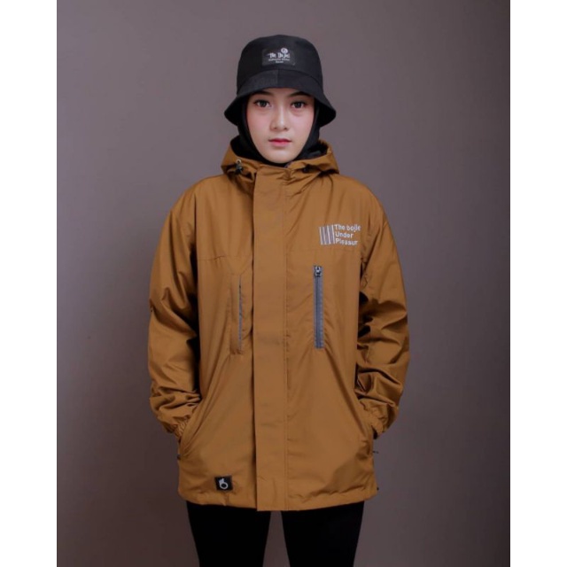 jaket parasut hijab wanita anti air windbraker