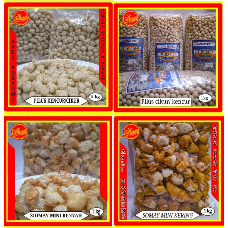 Jual Aneka Toping Baso Aci And Seblak Siomay Mini Renyah Siomay Mini