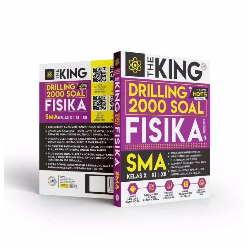 BUKU SMA THE KING DRILLING 2000 SOAL MATEMATIKA, KIMIA, FISIKA, BIOLOGI-FISIKA
