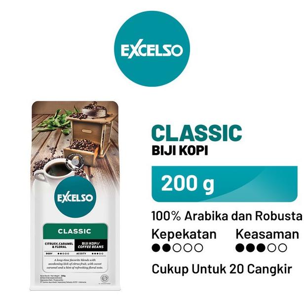 

[ COD ] EXCELSO Classic - Biji Kopi 200 gr BERGARANSI Kode 150