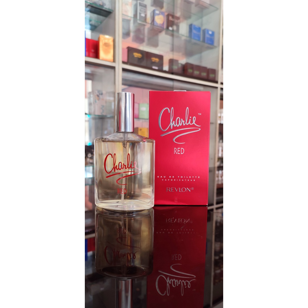 parfum/ Perfume Charlie RED Botol Bening