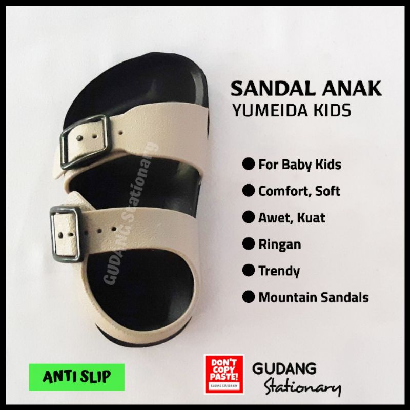 Sandal Gunung Karet Anak YUMEIDA KIDS