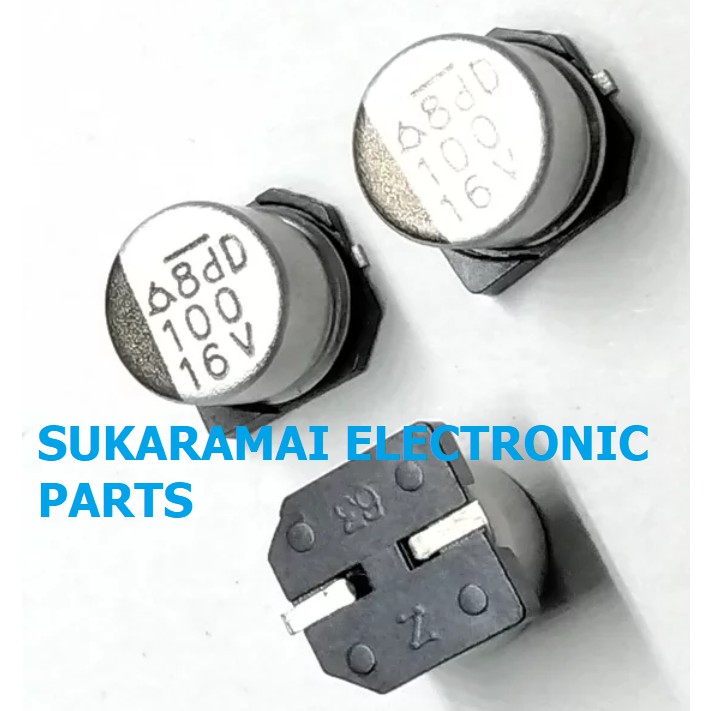 Elco smd 100uf 16v Elco Chip 100 uf 16 v