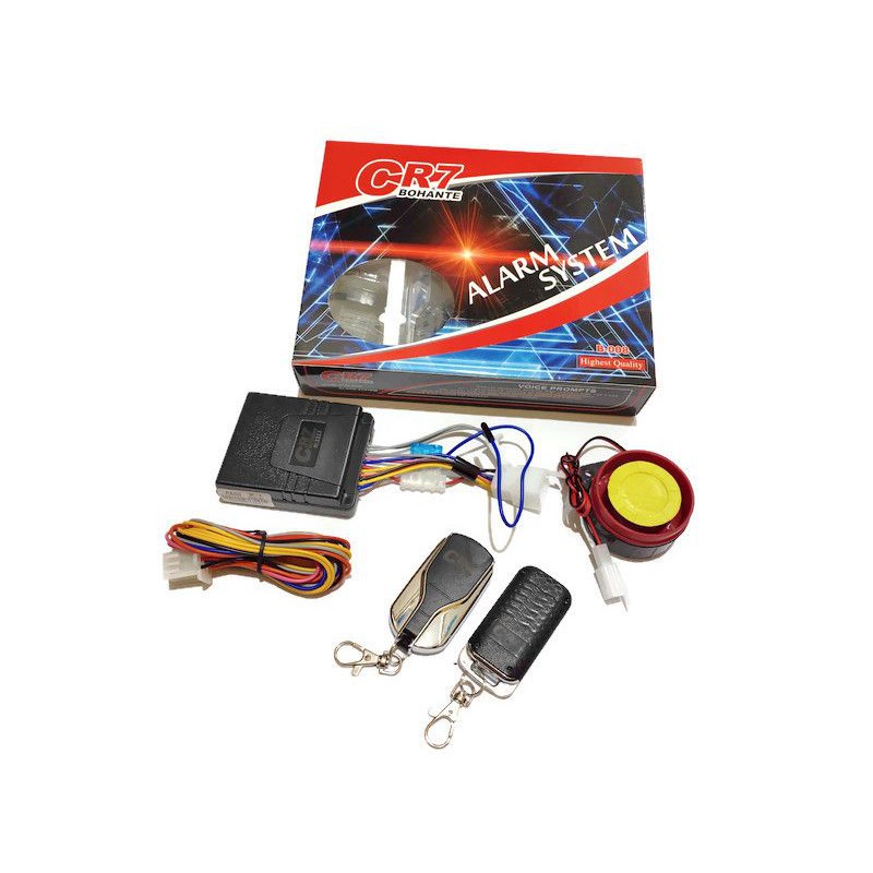 Alaram Remote Motor Cr7 Kunci Gembok Alaram Motor Beat Nmax Vario Aerox Cb150r Cbr150 Satria Fu Dll-Cr7