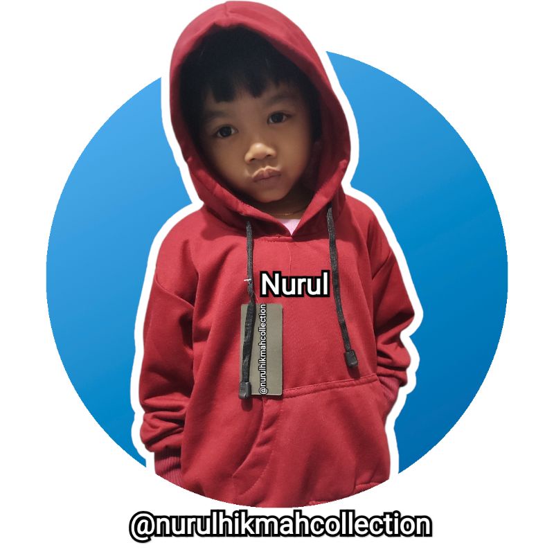 Jaket Hoodie Anak Unisex/Sweater Hoodie Anak Perempuan/Laki-Laki GRATIS Custom Nama Request