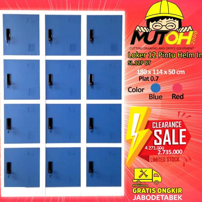 

Loker Locker Besi 12 Pintu Besar Masuk Helm Terlaris