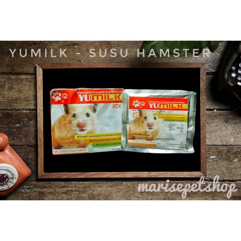 

Susu hamster yumilk bernutrisi dan bervitamin